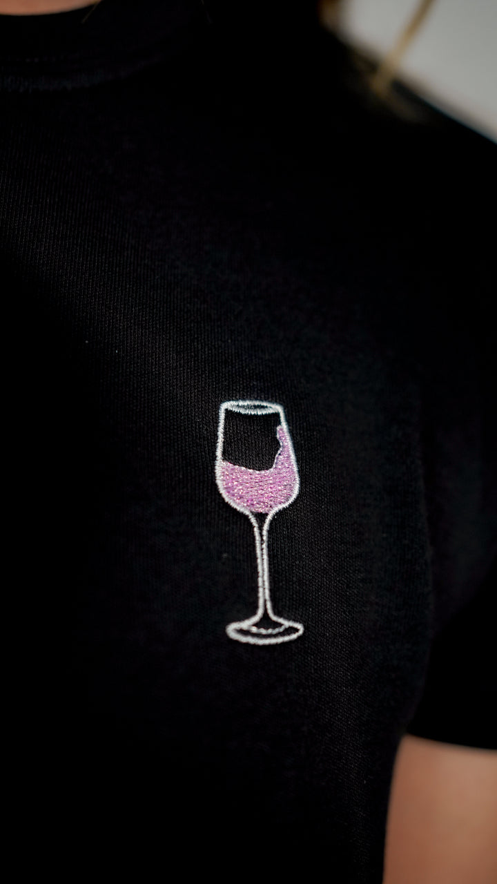 T-Shirt Weinglas - niivaba x Stable Bubbles